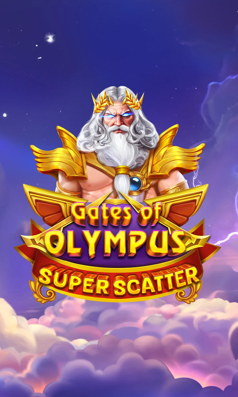 Gates of Olympus Super Scatter slot poster
