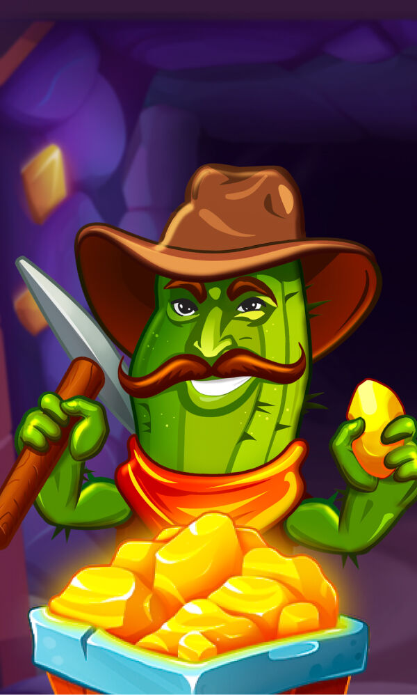 Gold Rush with Johnny Cash slot poster
